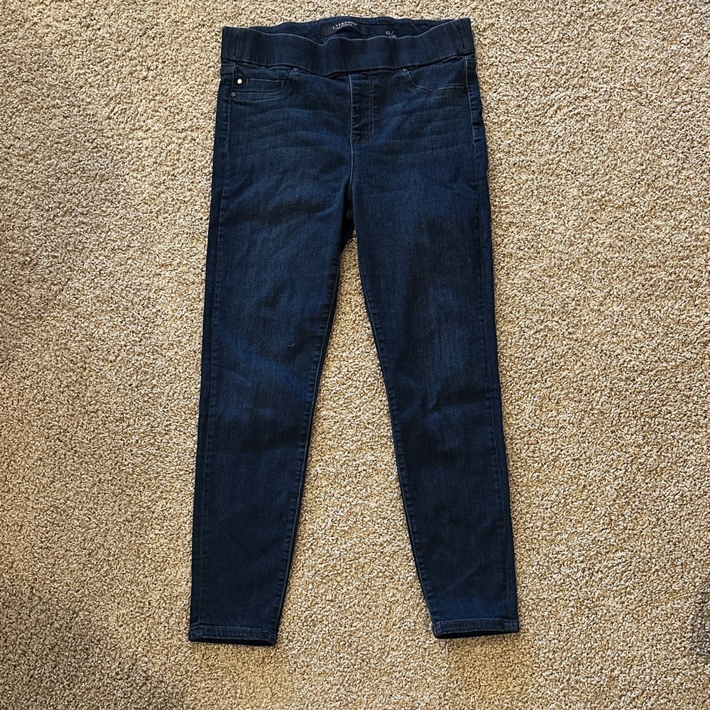 Liverpool Dark Blue Women's Jeggings